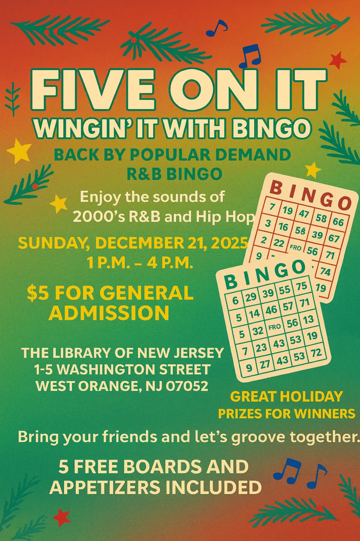 Five On It - Wingin' It with Bingo